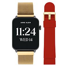 Anne Klein Connect It Stellar Smartwatch with Silicone & Metal Bands