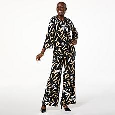 Antthony 2-piece Flowy Top and Wide Leg Pant