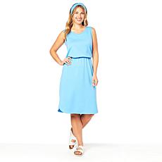 Antthony 2-piece French Terry Sleeveless Dress and Headband Set