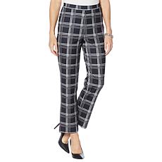 Antthony Boss Lady Plaid Pull-On Pant