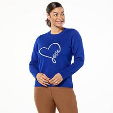 Antthony Jacquard Knit Themed Pullover Sweater