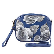 Anuschka Hand-Painted Leather Convertible Crossbody Wristlet