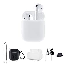 apple wireless earbuds with charging case