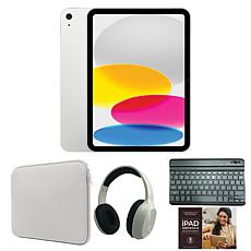 Apple iPad 11" 11th Gen 128GB with Bluetooth Keyboard & Headphones