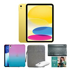 Apple iPad 11" Gen 11 Yellow 512GB Tablet with Ombre TPU Case