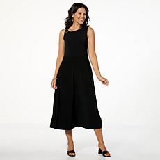 "As Is" Antthony O-Ring Detail Sleeveless Midi Dress