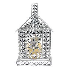 "As Is" august & leo 12.5" Jeweled House with LED Candle