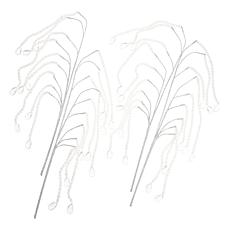 "As Is" august & leo Branch Picks with Cascading Jewels Set of 4