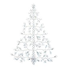 "As Is" august & leo Lit Jeweled Tree Wall Hanger