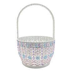 "As Is" august & leo Pastel Acrylic Jewel Basket