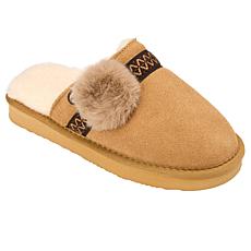 "As Is" BEARPAW® Linda Suede Slipper with Rain & Stain Repellent
