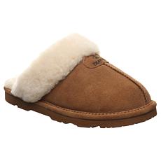 "As Is" BEARPAW® Loki II Suede Slipper with Rain & Stain Repellent