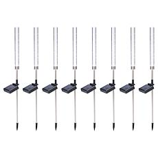 "As Is" Bell + Howell 8-pack Solar White + Color-Changing Glimmer S...