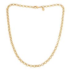 "As Is" Bellezza 23" Bronze Polished Rolo-Link Chain Necklace
