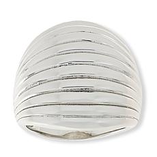 "As Is" Bellezza Bronze Horizontal Ridge Dome Ring