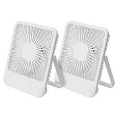 "As Is" Bell+Howell 2-Pack Rechargeable Personal Fans with 3 Speeds