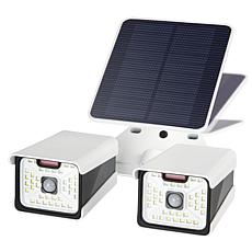 "As Is" Bell+Howell Bionic Solar Duo Security Light with Motion Sensor