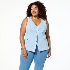 "As Is" C Wonder by Christian Siriano Denim Vest