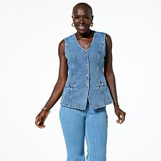 "As Is" C Wonder by Christian Siriano Denim Vest