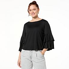 "As Is" C Wonder by Christian Siriano Flounce Sleeve Top