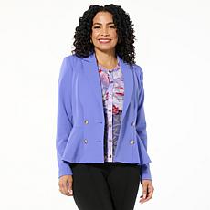 "As Is" C Wonder by Christian Siriano Pleated Peplum Blazer
