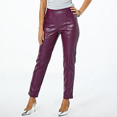 "As Is" C Wonder Faux Leather Seamed Pant