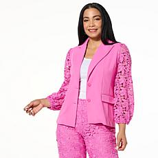 "As Is" C Wonder Mixed Media Blazer