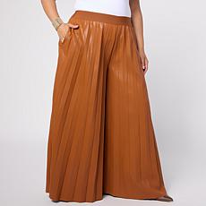 "As Is" C. Wonder Pleated Faux Leather Gaucho