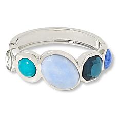 "As Is" C Wonder Simulated Gem Bangle Bracelet
