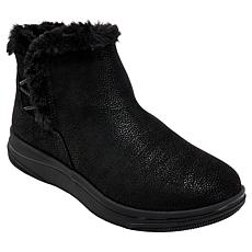 "As Is" Clarks Cloudsteppers Breeze Faux Fur Ankle Bootie