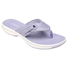"As Is" Clarks Cloudsteppers™ Breeze Reyna Athleisure Flip Flop