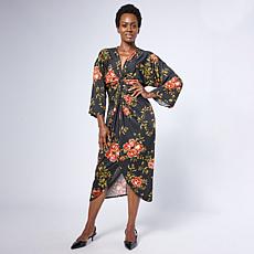 "As Is" Colleen Lopez Printed Knot Front Dress