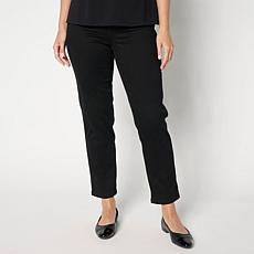 "As Is" Colleen Lopez Pull-On Denim Slim Leg "BLT" Jean