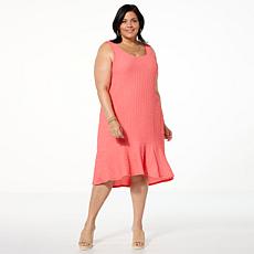 "As Is" Colleen Lopez Textured Tank Dress