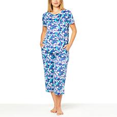 "As Is" Comfort Code Soft and Light Short-Sleeve Tee and Crop Pant ...