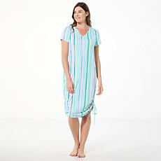 "As Is" Comfort Code Soft & Light Sleepdress with Adjustable Hems