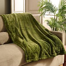"As Is" Concierge Collection Bunny Faux Fur Throw 