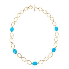 "As Is" Connie C. Carroll Jewelry Claire 34" Gemstone Station Necklace