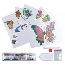 "As Is" Craft Buddy Crystal Art Wall Stickers - Butterflies