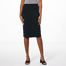 "As Is" Curations x Amy Morrison Knit Crepe Midi Skirt 