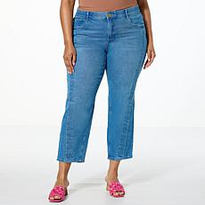 "As Is" Democracy "Ab"solution® Straight Leg Denim Ankle Jean
