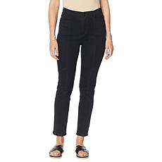 "As Is" DG2 by Diane Gilman Cavalry Twill Seamed Ankle Skinny Jean