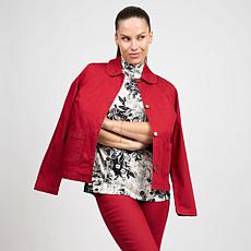 "As Is" DG2 by Diane Gilman CoolMax® Denim French Country Jacket