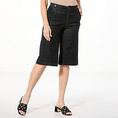 "As Is" DG2 by Diane Gilman Dream Drape Cropped Sailor Culotte Jean