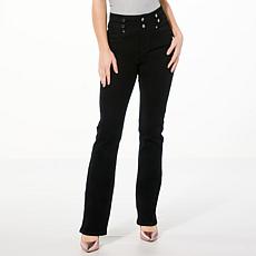 "As Is" DG2 by Diane Gilman NC Stretch Baby Bootcut Tab Waist Jean