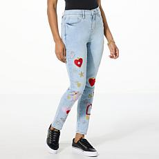 "As Is" DG2 by Diane Gilman New Classic Strtch Legacy Heart Sknny Jean