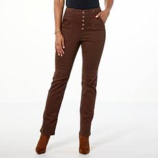 "As Is" DG2 by Diane Gilman Virtual Stretch Denim Straight-Leg Jean