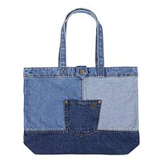 "As Is" DG2 Patchwork Denim Tote
