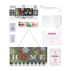 "As Is" Diamond Art Club Christmas Home Hanging Sign Kit