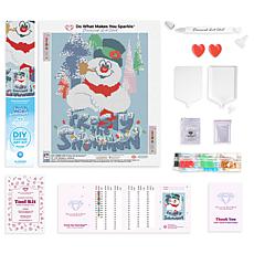 "As Is" Diamond Art Club Frosty the Snowman Diamond Art Canvas Kit